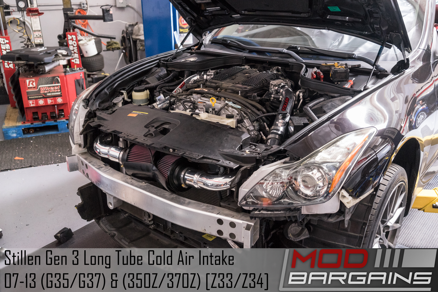 Stillen Gen 3 Long Tube Cold Air Intake for 200713 Infiniti G35/G37